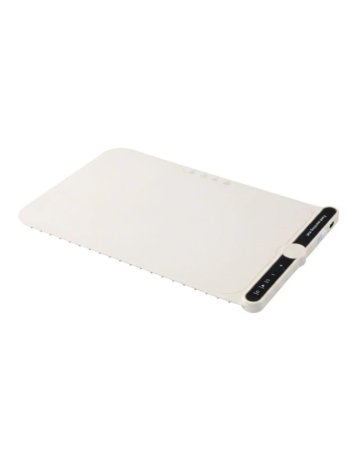 Devanti Food Warming Mat 60 x 38cm Electric Food Warmer With Timer White image 1