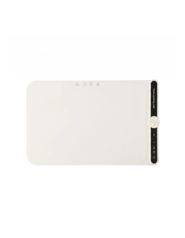 Devanti Food Warming Mat 60 x 38cm Electric Food Warmer With Timer White image 3