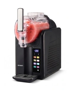 Devanti Slushie Machine 2L Frozen Drink Maker Ice Cream Cocktail Slush Maker Black
