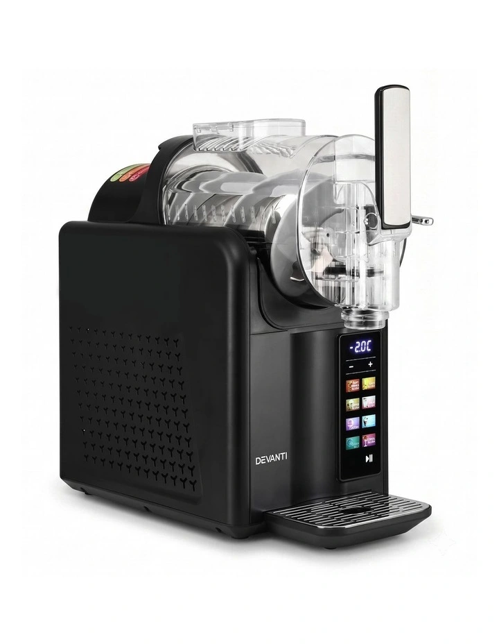 Devanti Slushie Machine 2L Frozen Drink Maker Ice Cream Cocktail Slush Maker Black image 3