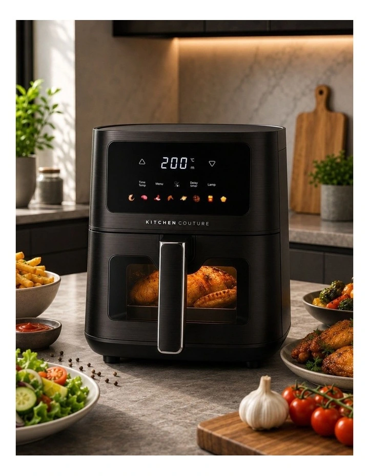 Kitchen Couture 4.5L Clear View Colour Touch Air Fryer image 2