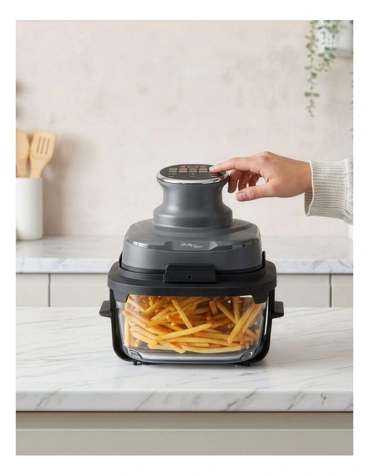 1500W Dual Basket Portable Air Fryer 6.5L plus 3L with Full-Colour Touch Screen Display image 3