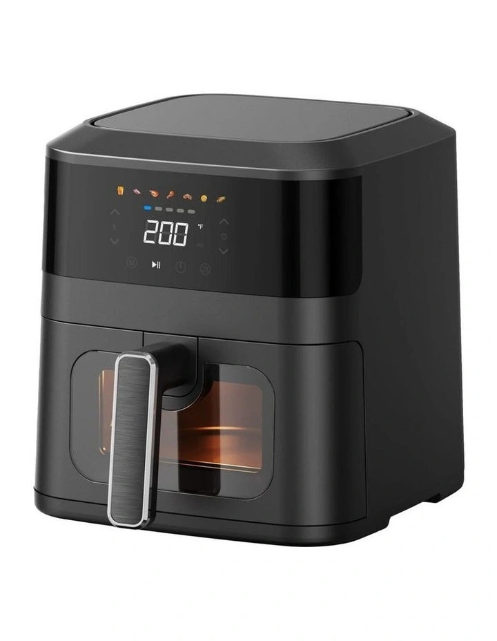 1400W 5L Non-Stick Digital Air Fryer with Clear Viewing Window image 2