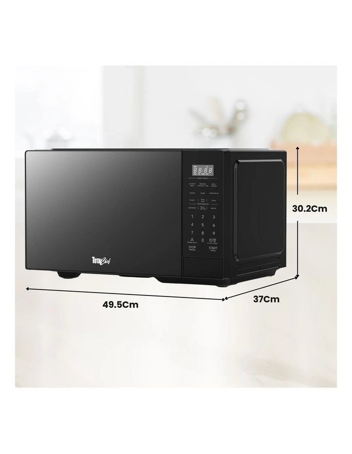 Total Chef Microwave Flat Bed 26lit Black AU image 6