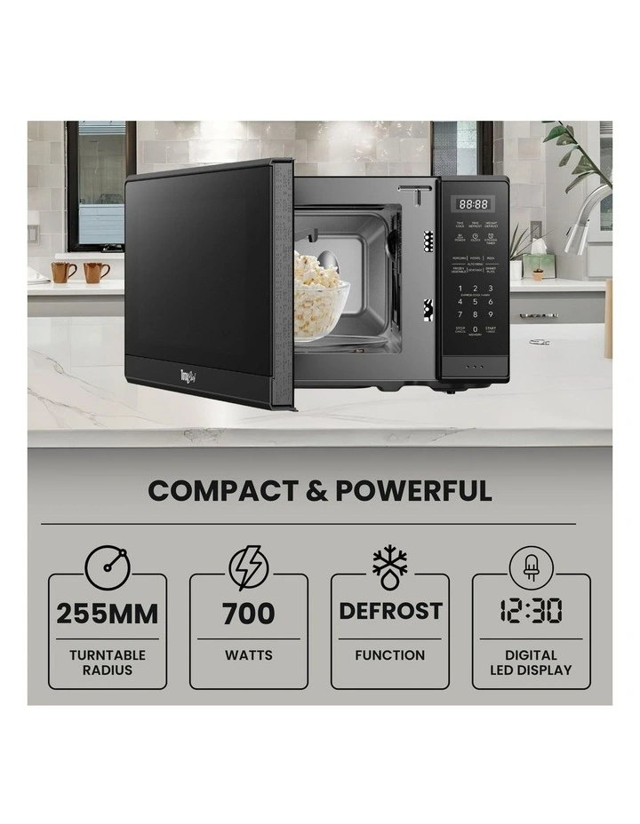 Total Chef Microwave 20 lit Black AU image 3