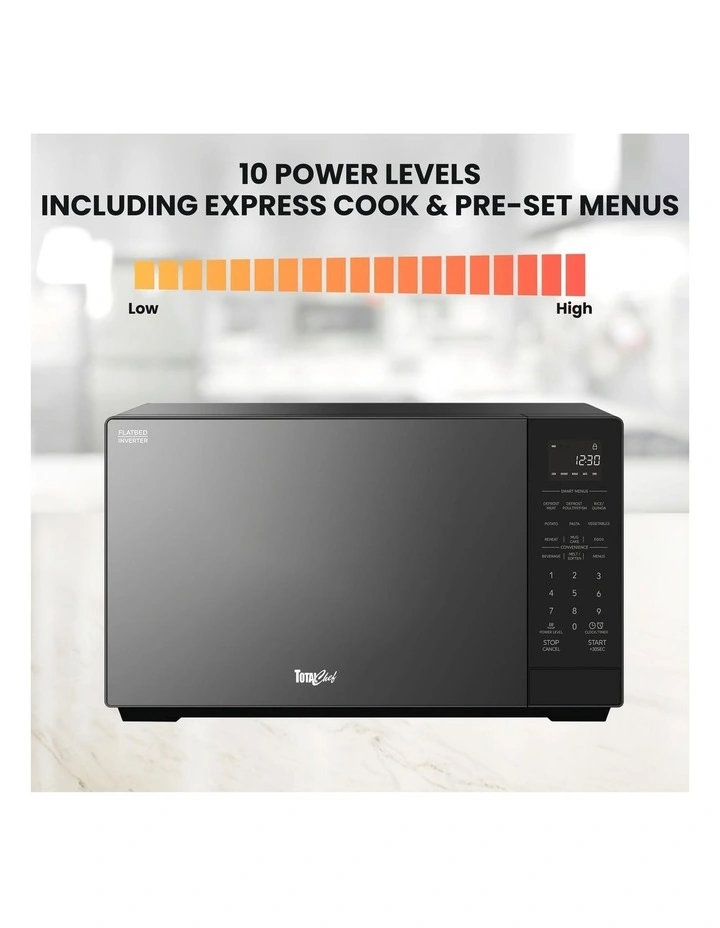 Total Chef Microwave Flat Bed 32 lit Black AU image 5