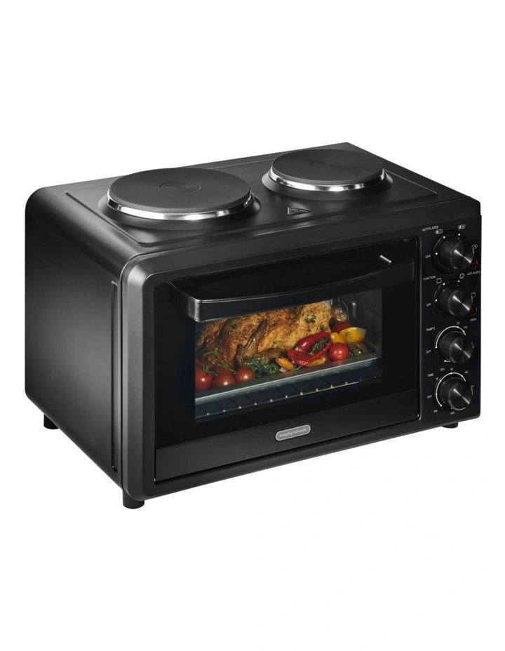 Morphy Richards 32L Black 2-in-1 Benchtop Convection Oven with Hot Plates image 6