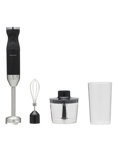 Morphy Richards 800W 3-in-1 Hand Blender Set Whisk Cup Blending Shaft