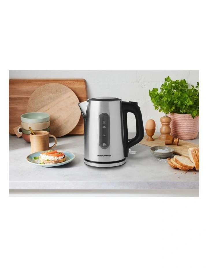 Morphy Richards Equip 1.7L Stainless Steel Electric Jug Kettle with 360d Base image 4