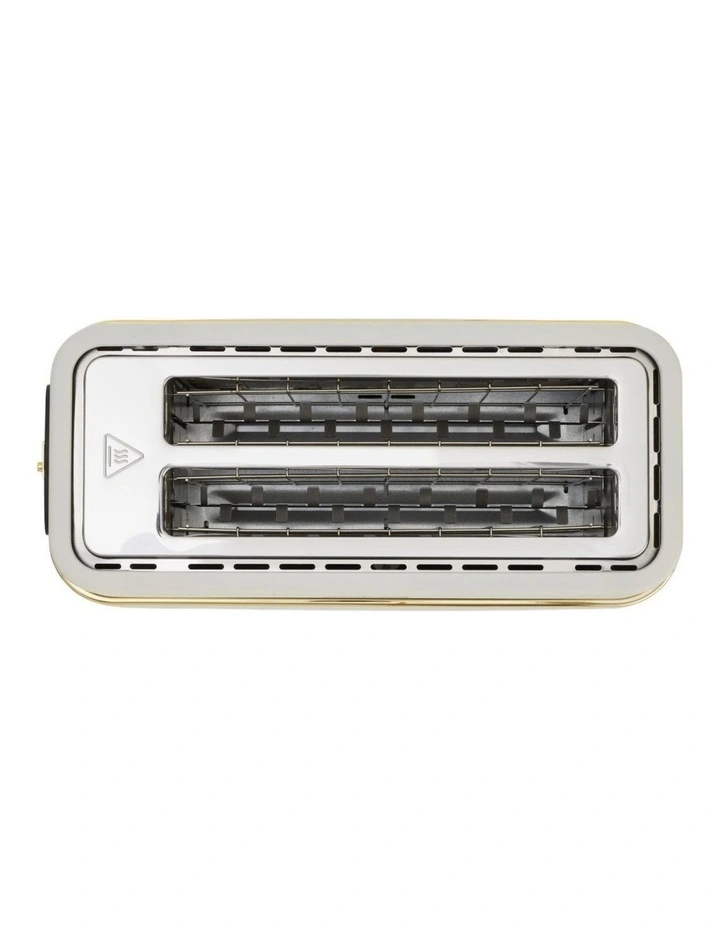 Morphy Richards Signature Soft Gold Matte White 4 Slice Toaster with Long Slots image 6