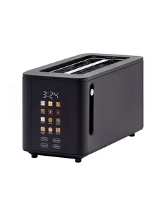 4-Slice Digital Toaster 800-950W Smart Touch Screen 6 Browning Levels Black