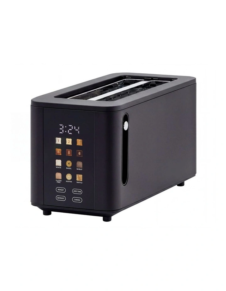 4-Slice Digital Toaster 800-950W Smart Touch Screen 6 Browning Levels Black image 1
