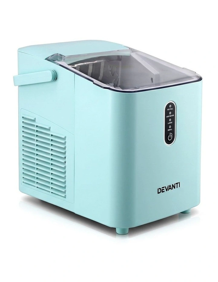 Devanti 12KG Ice Maker Machine Bullet Ice Cube Portable Green image 3