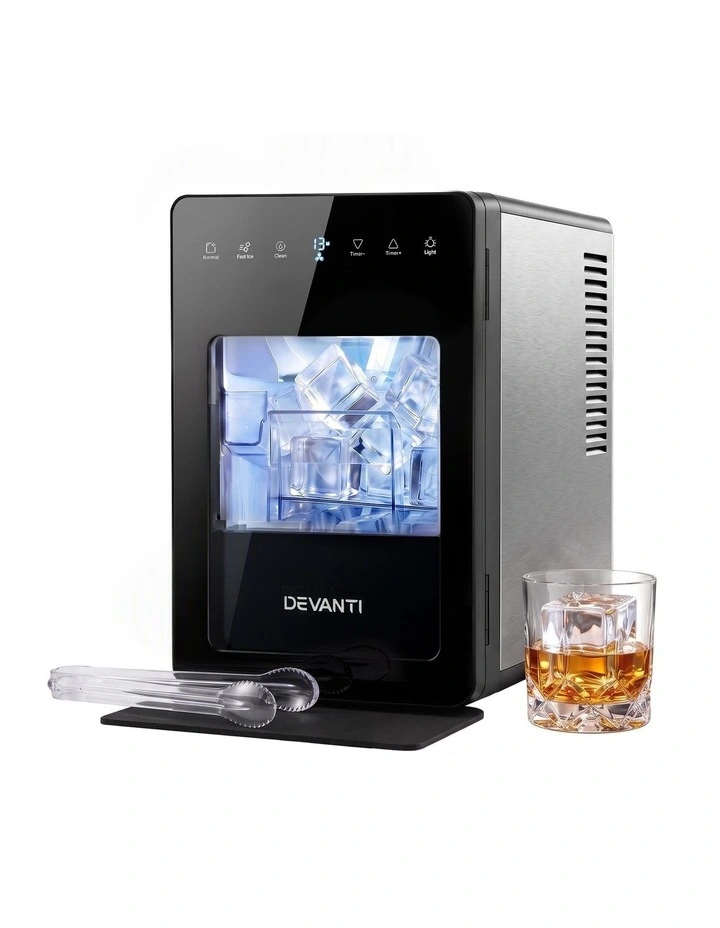 Devanti Ice Maker 5cm Large Ice Cubes Countertop Machine 150pcs/24h for Home image 1