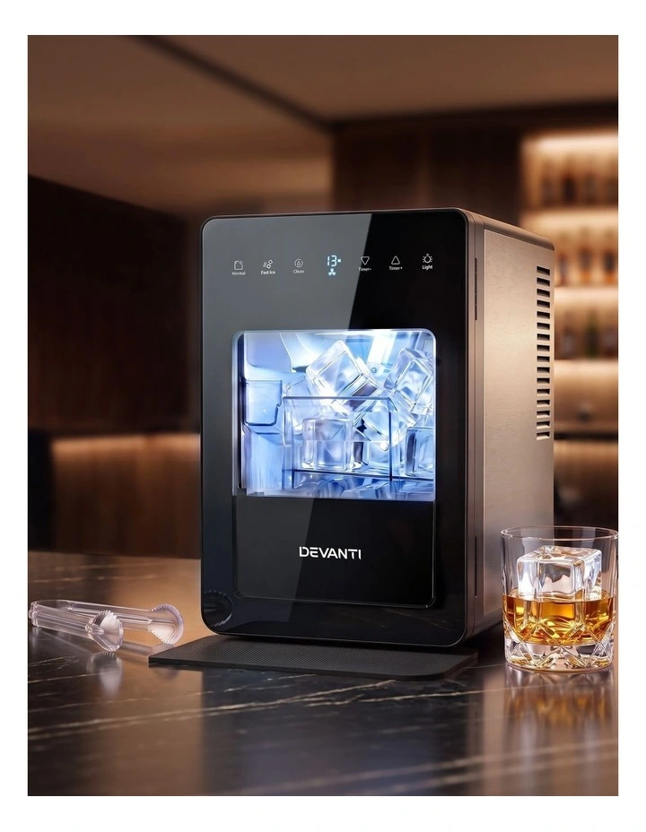 Devanti Ice Maker 5cm Large Ice Cubes Countertop Machine 150pcs/24h for Home image 6