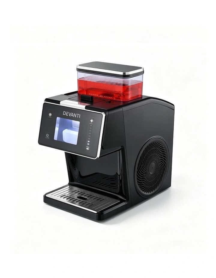 Devanti 20kg/24hr Ice Maker Snowflake Bingsu Shaved Ice Slushie Maker Black image 1