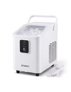 Devanti Ice Maker 11-12kg Portable Bullet Cube Machine White