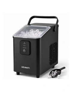 Devanti Ice Maker 11-12kg Portable Bullet Cube Machine Black