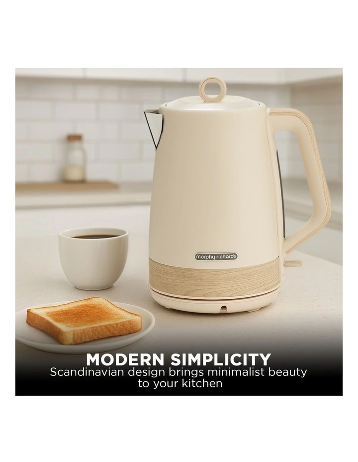 Morphy Richards 1.7L Electric Kettle Essence Scandi Swivel Base Boil-Dry Protection image 2