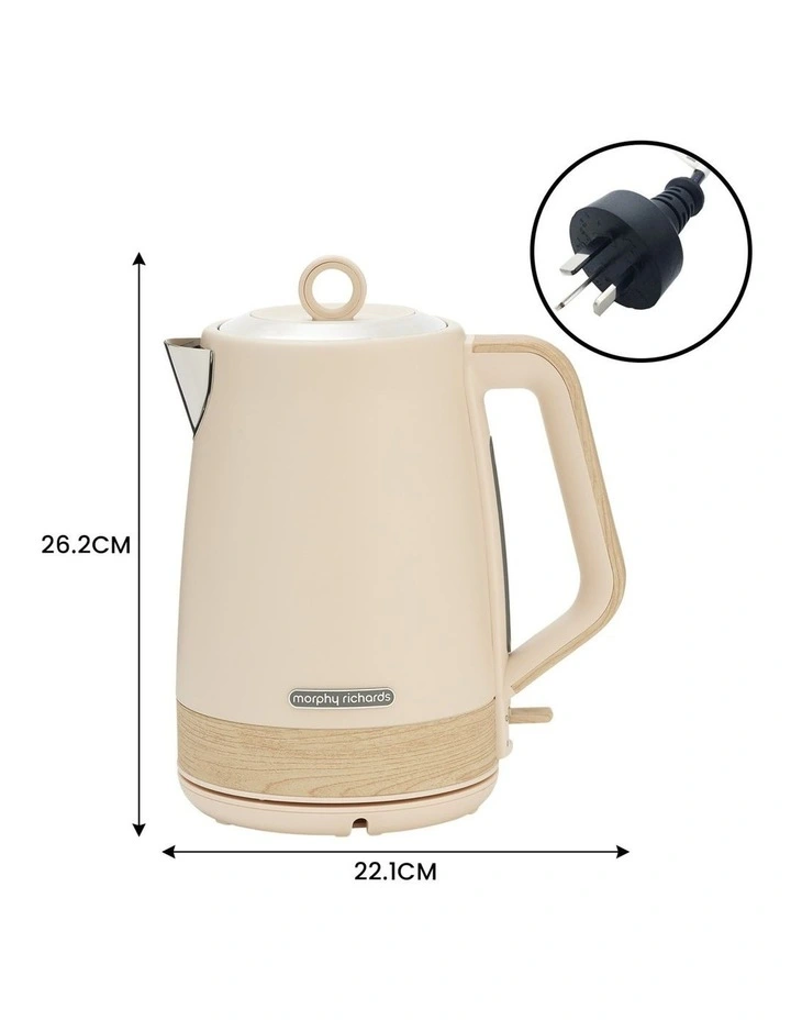 Morphy Richards 1.7L Electric Kettle Essence Scandi Swivel Base Boil-Dry Protection image 6