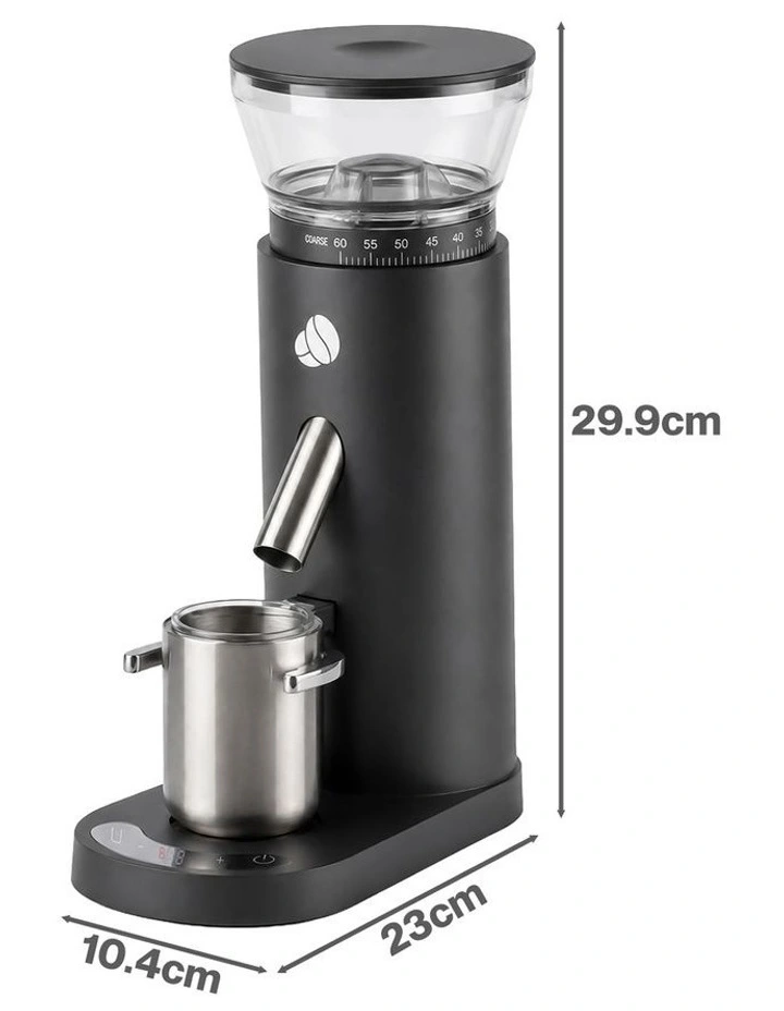 Spector Coffee Grinder USB Rechargeable Timer Memory 60 Settings Black image 2