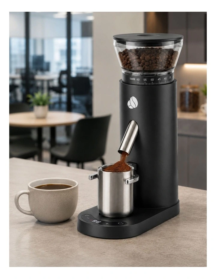 Spector Coffee Grinder USB Rechargeable Timer Memory 60 Settings Black image 6