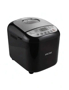 Spector 19-In-1 Automatic Bread Machine With Non Stick Pan For Home Baking Black