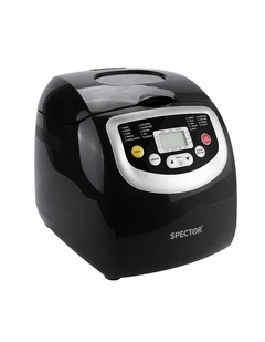 Spector Automatic Bread Machine 19 In 1 600W with LCD 15H Timer for Home Black