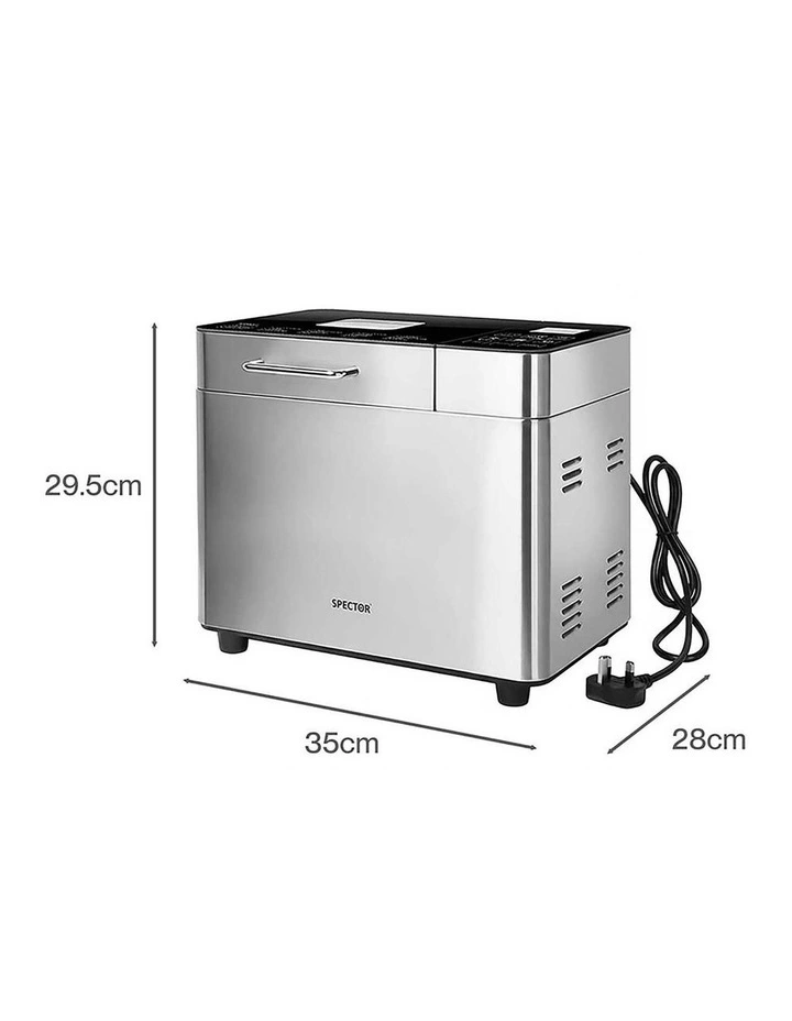 Spector Bread Maker Machine 25-In-1 15H Timer Smart Touch LCD for Home Baking image 2