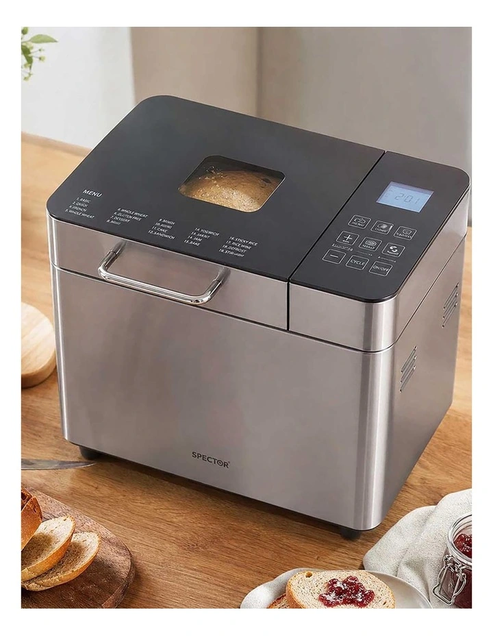 Spector Bread Maker Machine 25-In-1 15H Timer Smart Touch LCD for Home Baking image 6
