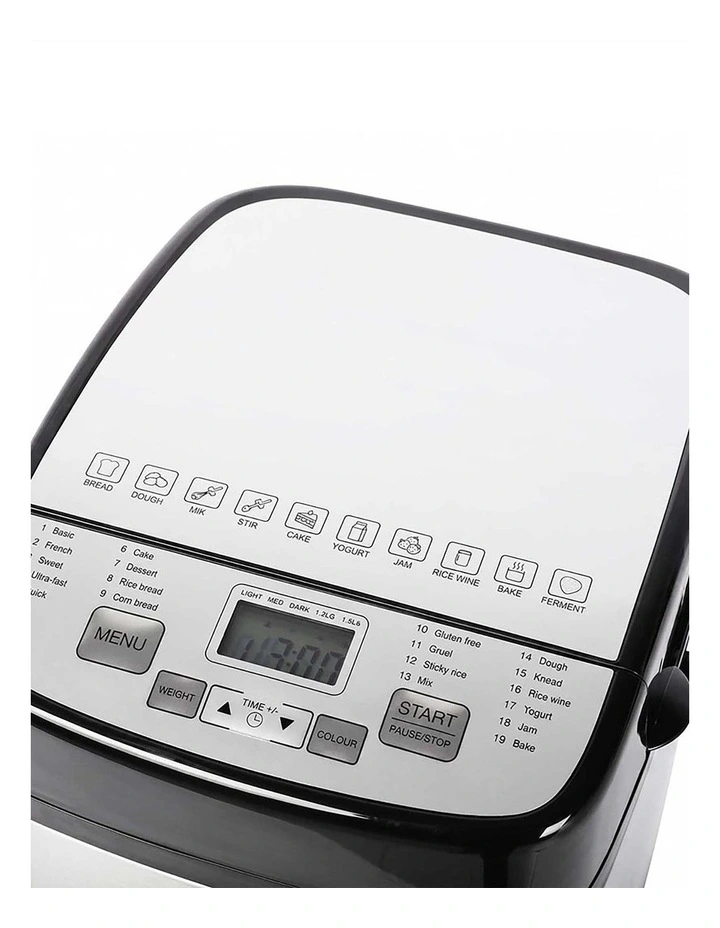 Spector Automatic Bread Machine 19-in-1 1.5Lb 15H Timer Compact Home Baking image 4