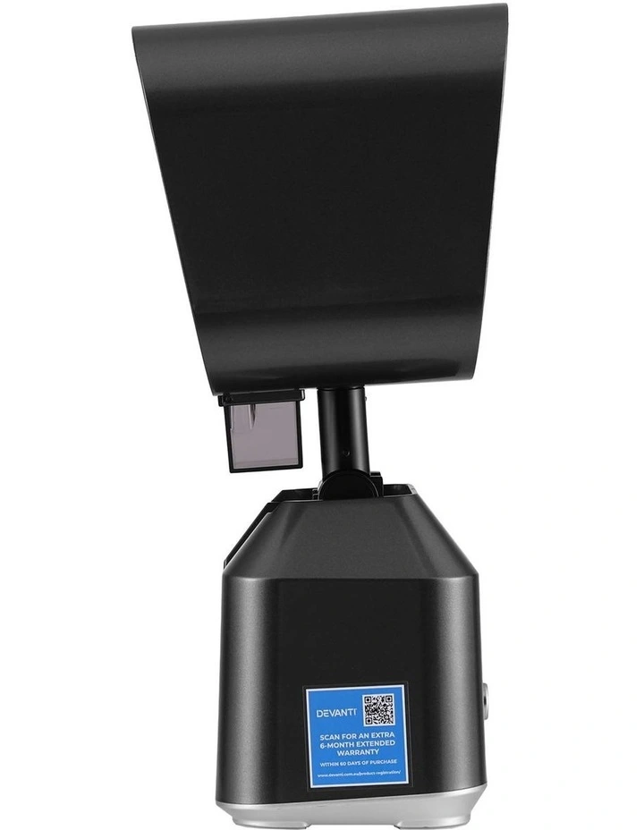 Devanti Portable Range Hood Desktop Exhaust Fan Adjustable Dual Filters Black image 3