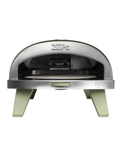 ZIIPA Gas Fired Pizza Oven Rotating Stone 31cm Cooking Surface Eucalyptus