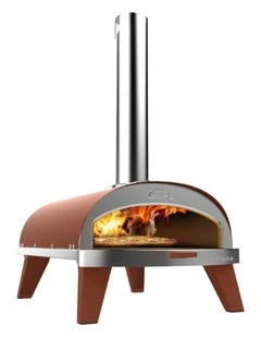 ZiiPa Piana Wood Pellet Fast Cooking Rotating Stone Pizza Oven Terracotta