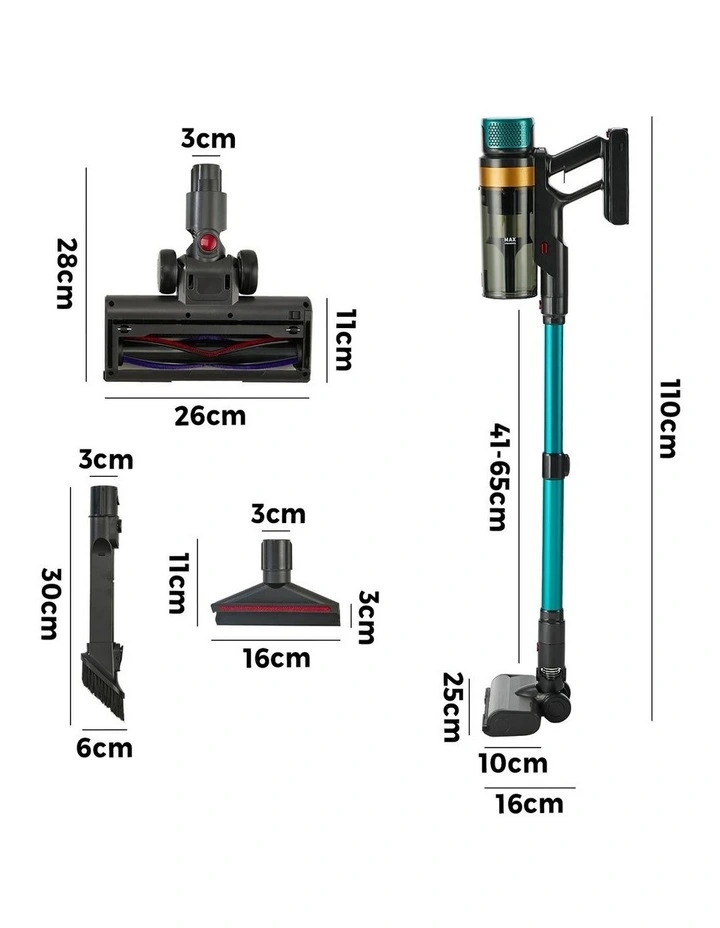 Vevare Cordless Stick Vacuum Cleaner Handstick Bagless Vac Handheld 45KPA image 3