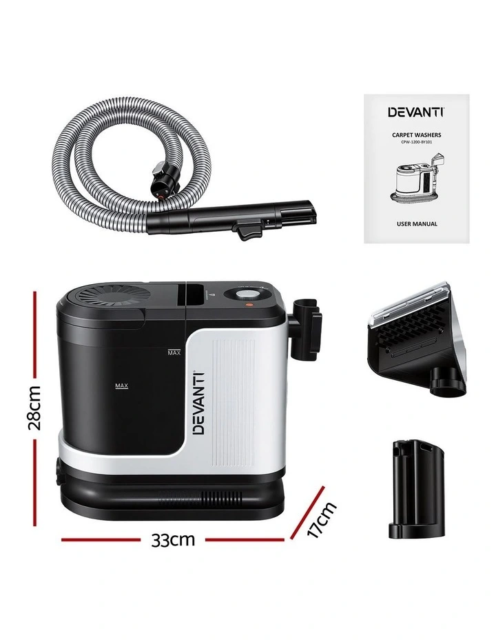 Carpet Washer Vacuum Cleaner 600W in Black image 4