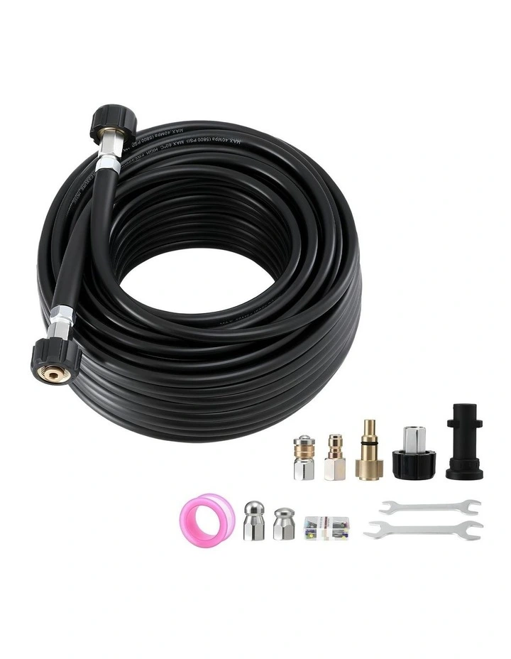 Pressure Washer Hose 30m in Black image 1