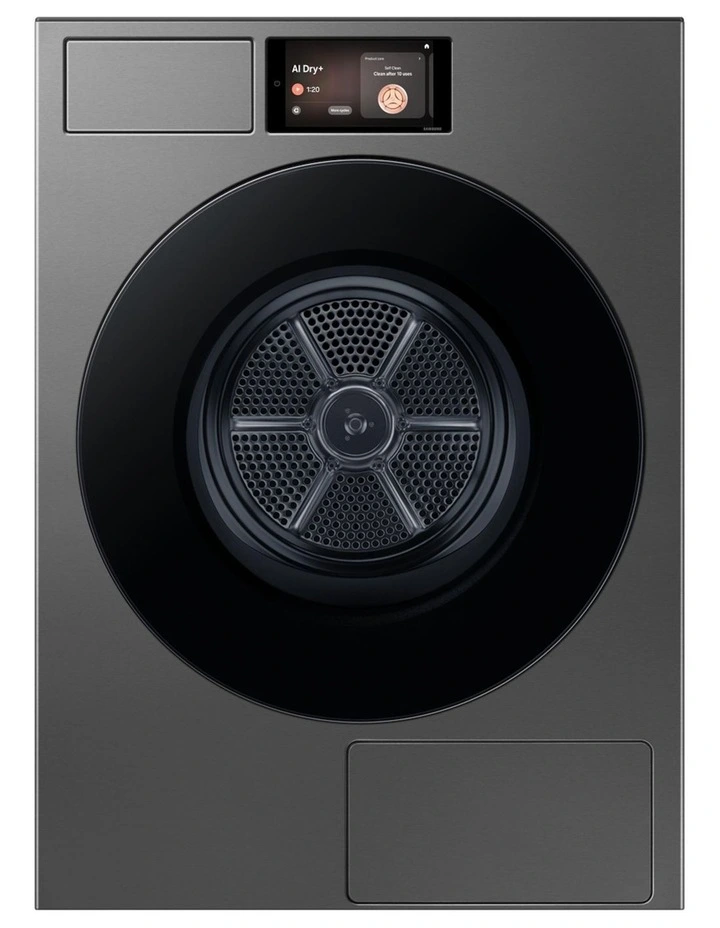 Samsung 17kg Bespoke AI Hybrid Heat Pump Dryer (17kg, Dark Steel) image 1