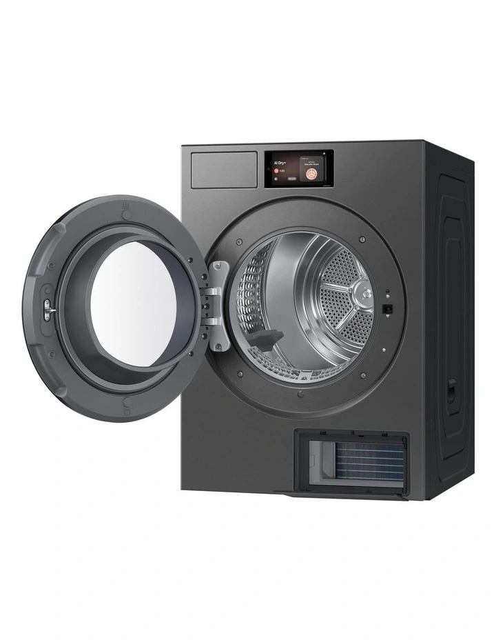 Samsung 17kg Bespoke AI Hybrid Heat Pump Dryer (17kg, Dark Steel) image 7