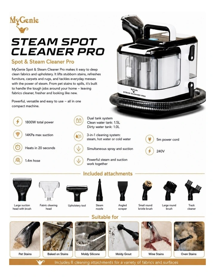 MyGenie Steam Spot Cleaner Pro image 6