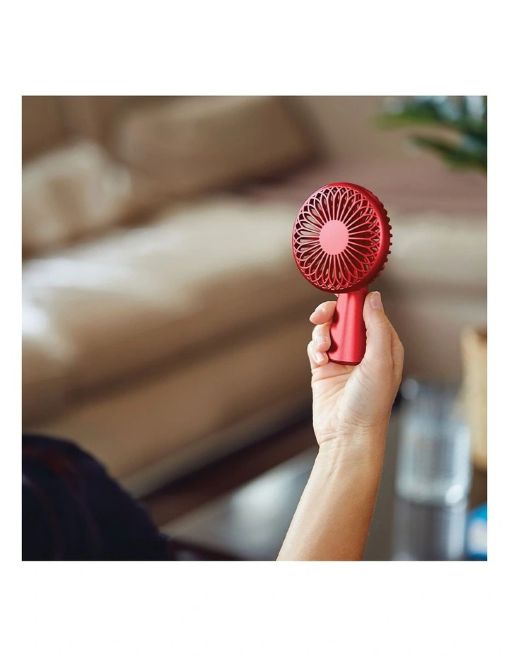 Lexon Wino Mini Portable Fan - Red image 5