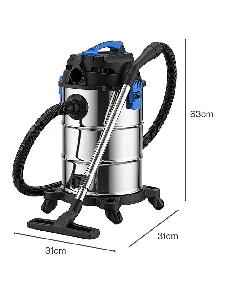 Spector 30L Wet Dry Vacuum Cleaner Blower Car Home Carpet Cleaning Portable image 3
