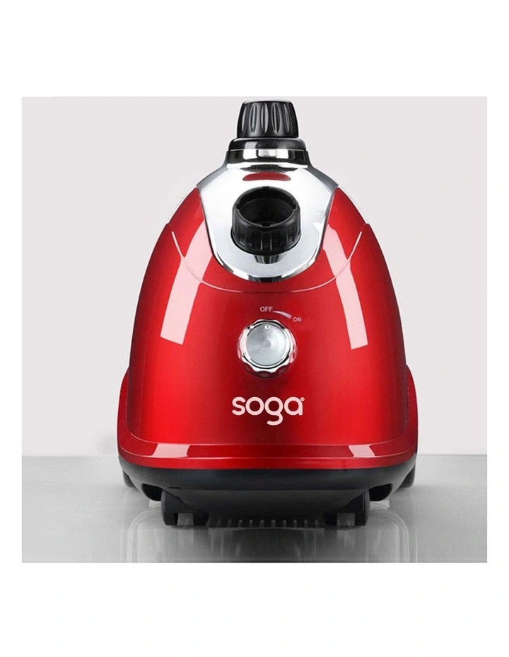 SOGA 2 Pack 1800W Upright Garment Steamers - Red image 2