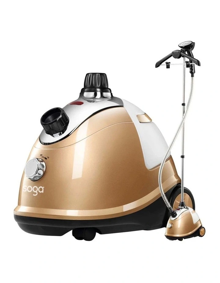 SOGA 1800W Upright Garment Steamer - Gold image 1