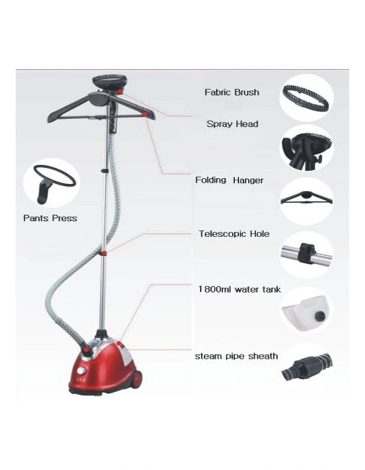 SOGA 1800W Upright Garment Steamer - Gold image 6