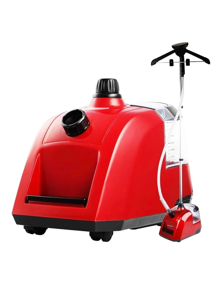 SOGA 1800W Garment Steamer with 80-Minute Runtime - Red image 1