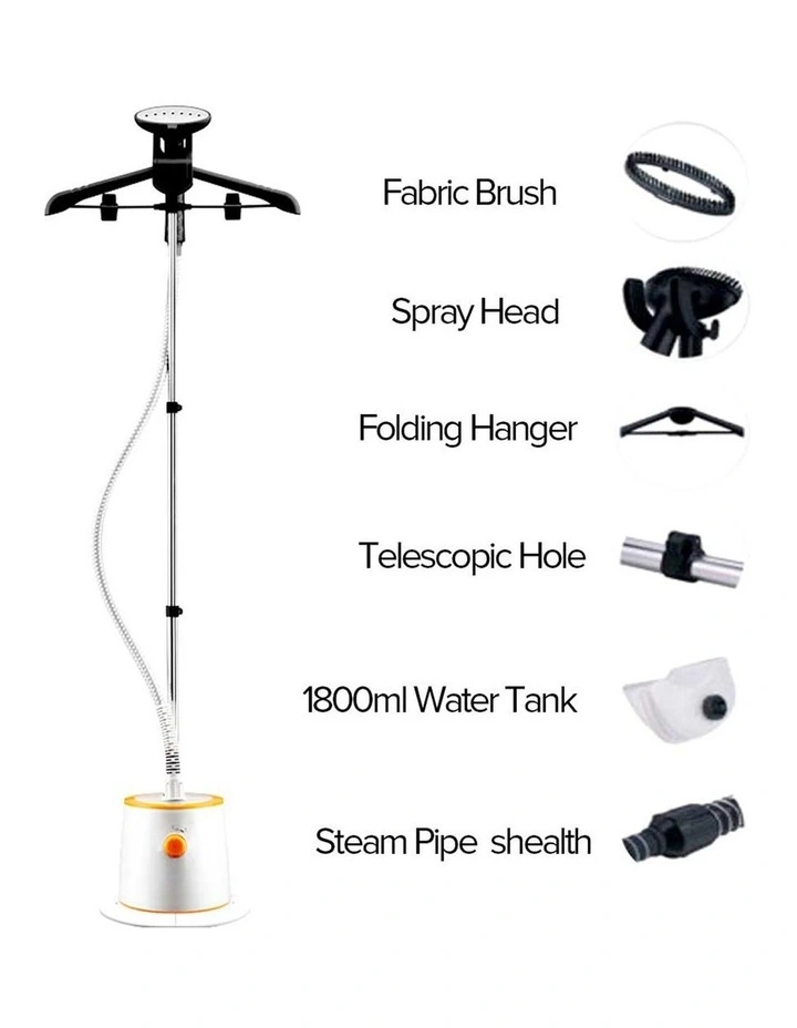 SOGA 1800W Upright Garment Steamer with 1.5L Tank image 5