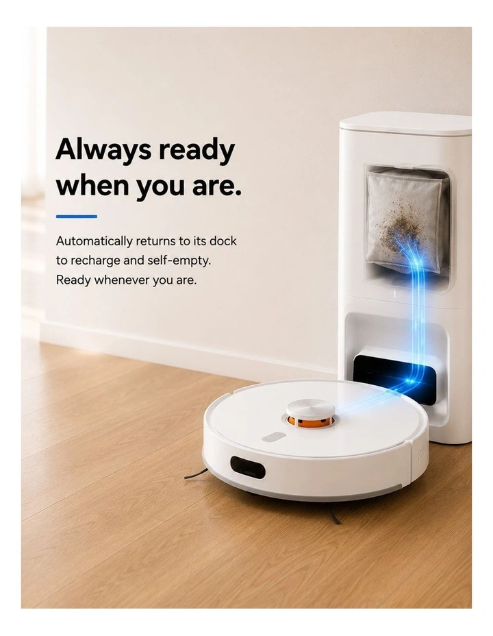 MyGenie Turbo Clean Self Empty Robotic Vacuum Cleaner image 5