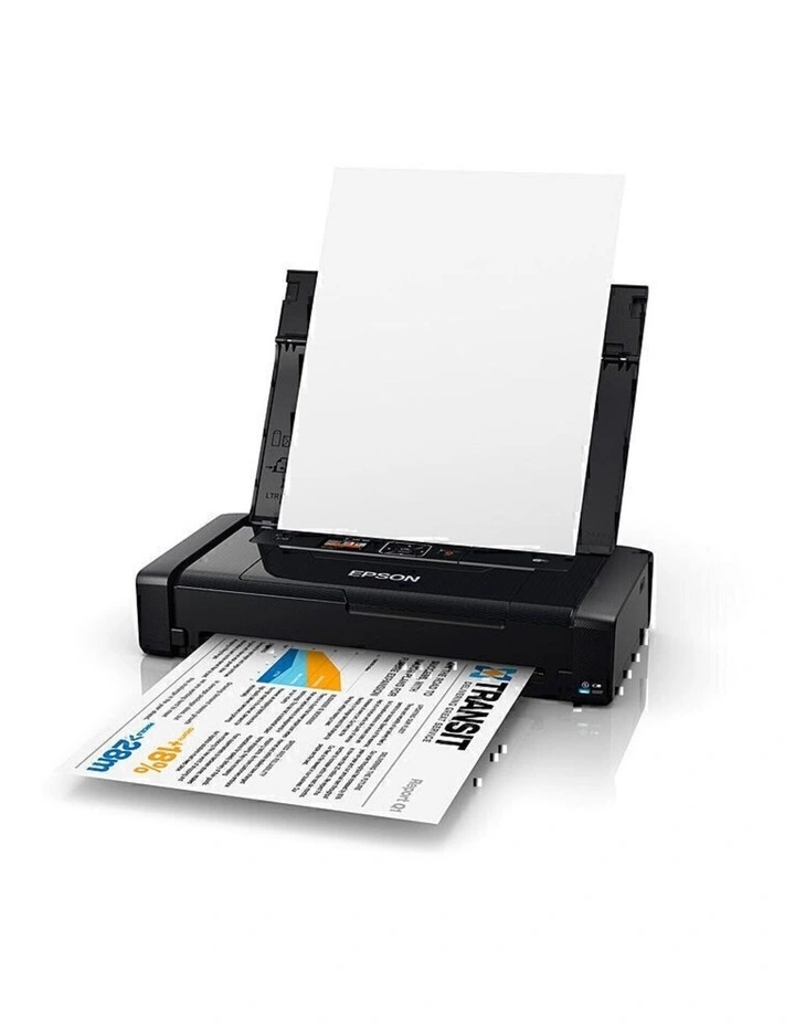 Epson WF-100 Wireless Colour Inkjet Printer - Black image 1