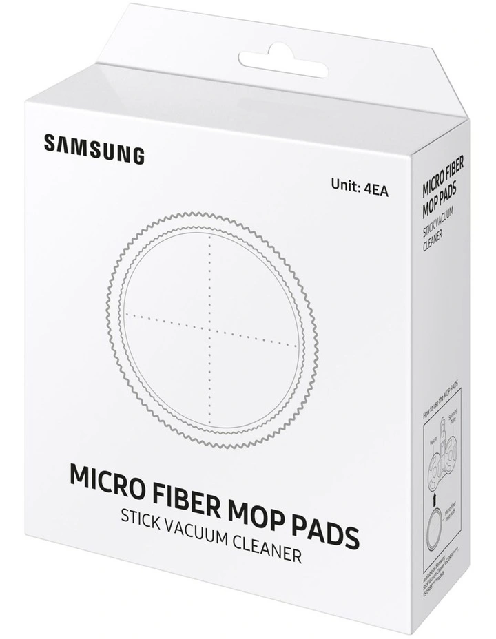Samsung Microfiber Mop Pads (4pcs) VCA-SPW90 (Silver) image 2